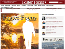 Tablet Screenshot of fosterfocusmag.com